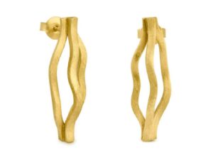 Curves Golden Earrings